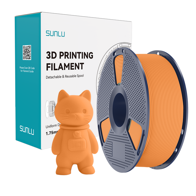 FILAMENT SUNLU PLA MATTE POMARAŃCZOWY ORANGE 1KG