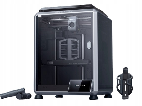 Creality K1C 2025 — drukarka 3D FDM 220x220x250 mm, do 600 mm/s, metalowy ekstruder