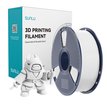 Filament SUNLU PLA Meta White Biały 1kg 1,75mm