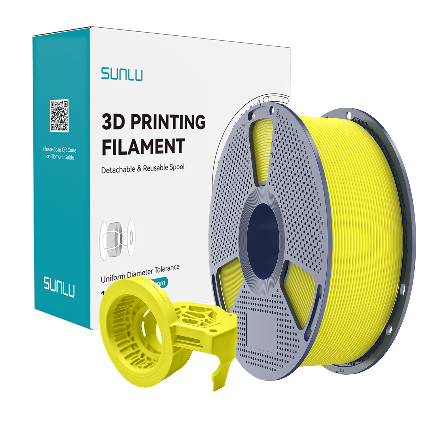 Filament SUNLU High Speed Matte PETG Yellow Żółty 1kg 1,75mm