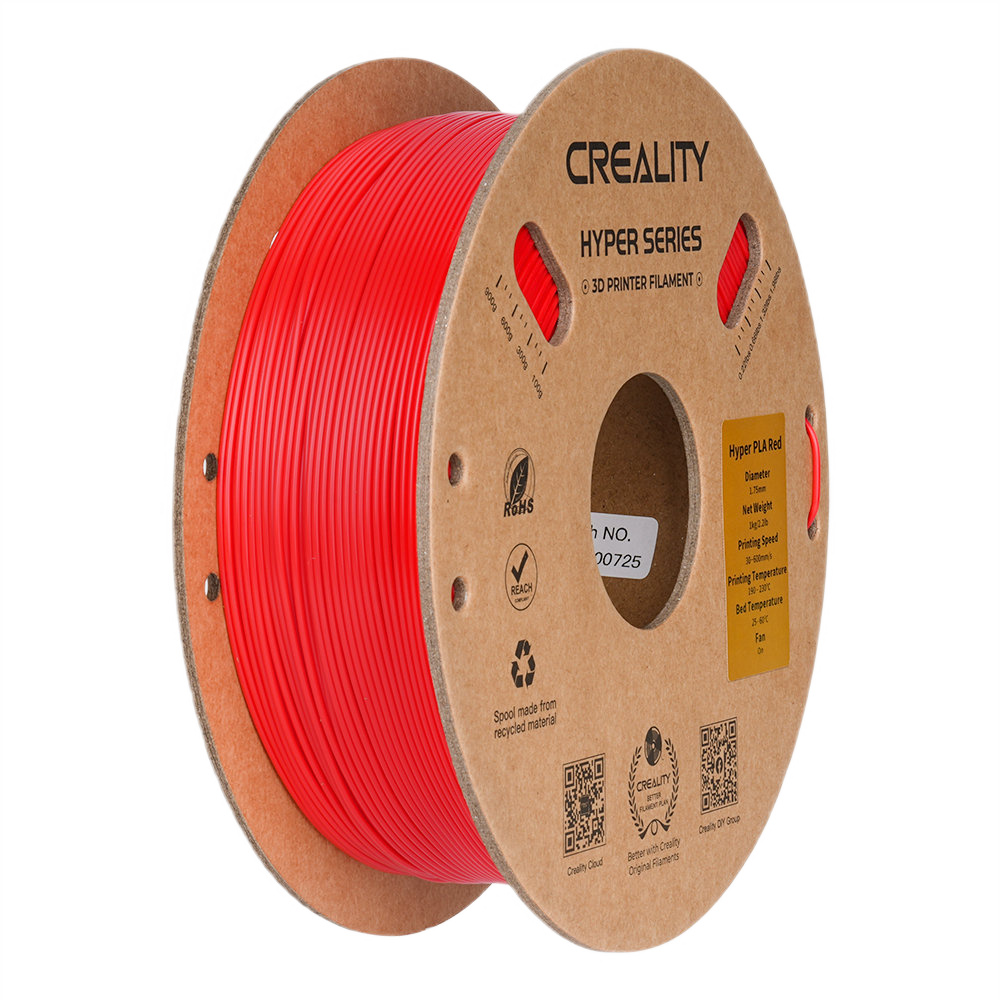 Filament Creality Hyper Series PLA Red Czerwony 1kg 1,75mm