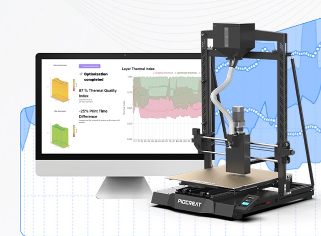 Piocreat G5 Ultra Przemysłowa Drukarka 3D Od Creality 500×500×400 Granulat