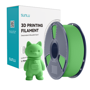 Filament SUNLU PLA Matte Green Zielony 1kg 1,75mm