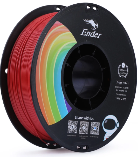 CREALITY FILAMENT ENDER 1Kg PLA+ CZERWONY RED