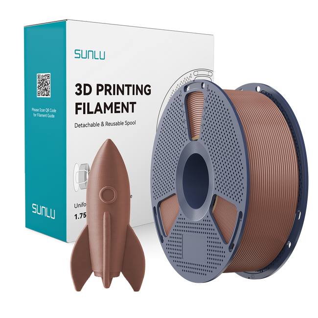 Filament SUNLU High Speed PLA Mocha Mousse Brązowy 1kg 1,75mm