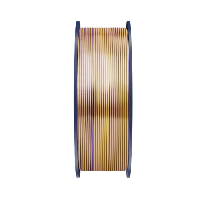 Filament SUNLU Silk PLA+ Tri-color Black Gold Purple Trójbarwny 1kg 1,75mm