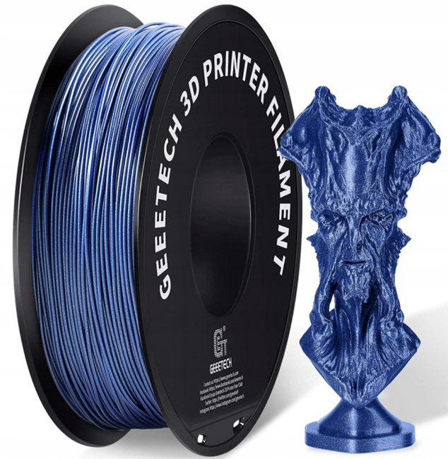 Filament Geeetech Sparkly Blue Brokat PLA 1kg