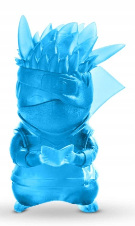 Żywica Creality Low Odor 500g Transparent Blue