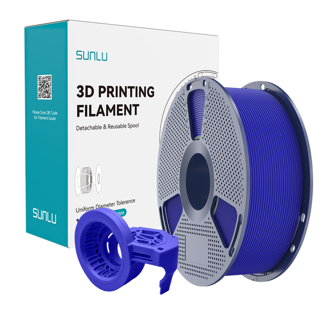 Filament SUNLU High Speed Matte PETG Blue Niebieski 1kg 1,75mm