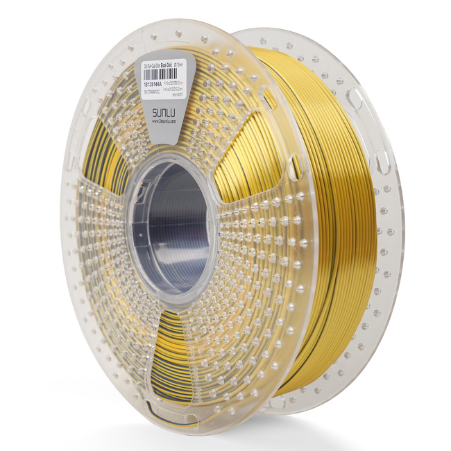 Sunlu PLA+  Silk Dual Black Gold Czarny Złoty 1kg