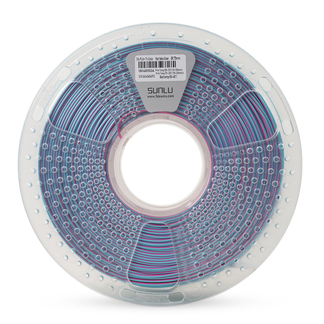 Sunlu PLA+ SILK TRICOLOR RED YELLOW GREEN CZERWONY ŻÓŁTY ZIELONY 1kg