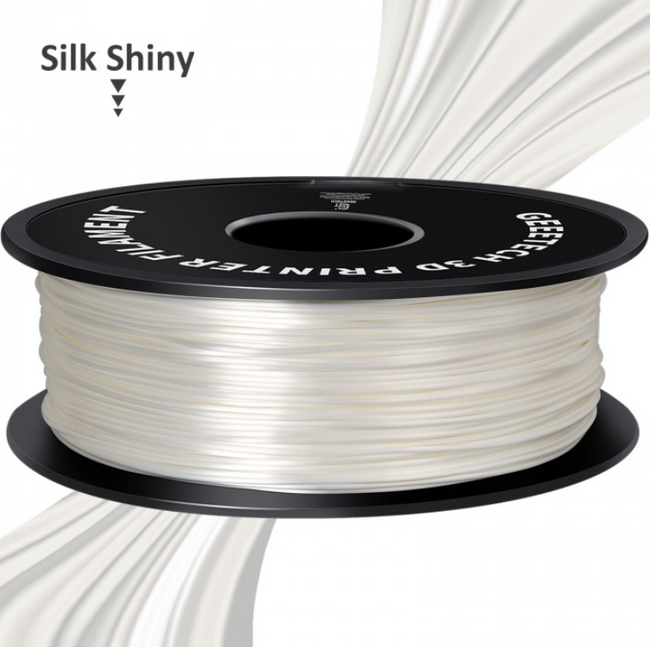 Filament Geeetech PLA Silk White Biały 1,75mm 1kg