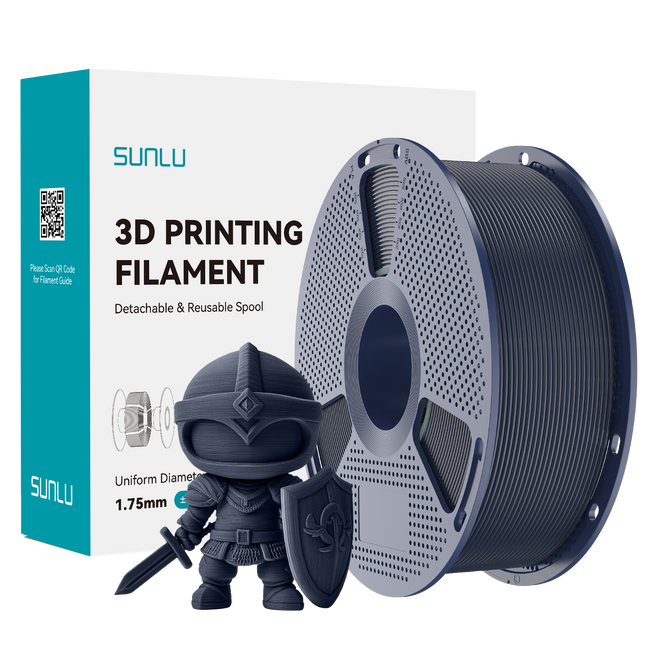 FILAMENT SUNLU PLA+ CIEMNOGRANATOWY MIDNIGHT 1KG