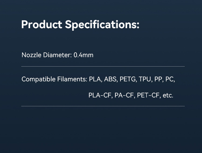 Dysza Creality E3D Obxidian High Flow 0,4 mm (Unicorn) – do K1/K1C/K1 SE/K1 Max/Ender-3 V3/V3 Plus