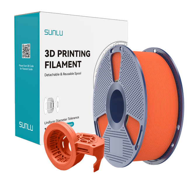 Filament SUNLU High Speed Matte PETG Orange Pomarańczowy 1kg 1,75mm
