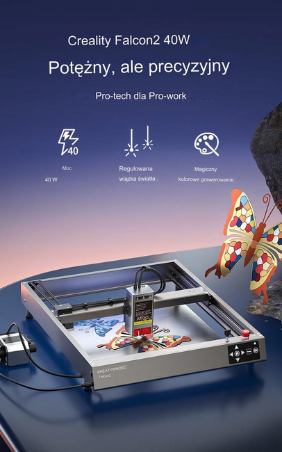 POTĘŻNY LASER CREALITY FALCON 2 40W 23% PL