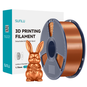 Filament SUNLU Silk PLA+ Red Copper Miedziany 1kg 1,75mm
