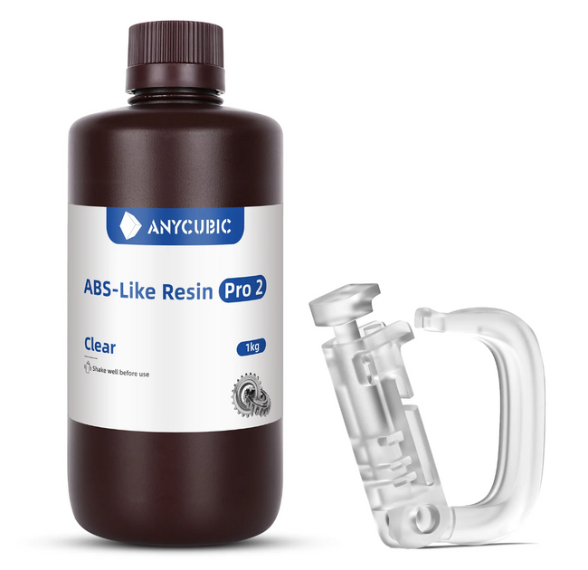 ŻYWICA UV ANYCUBIC 1L ABS-LIKE PRO 2 CLEAR TRANSPARENTNY PRZEZROCZYSTY