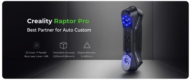 CREALITY SKANER 3D CR-SCAN Raptor Pro