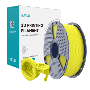 Filament SUNLU High Speed Matte PETG Yellow Żółty 1kg 1,75mm