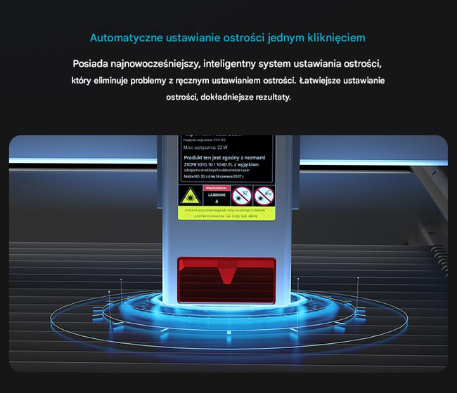 CREALITY PROFESJONALNY GRAWER LASEROWY FALCON 2 PRO S 40W