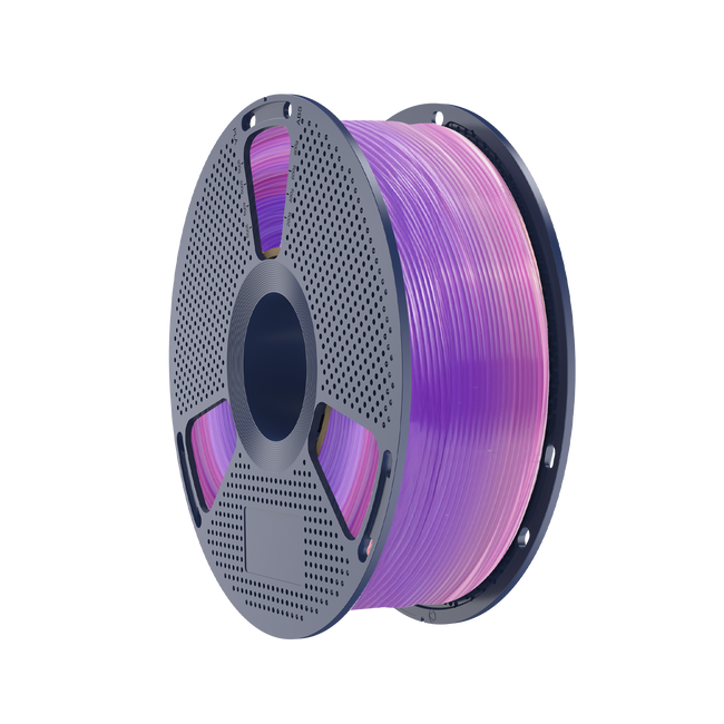FILAMENT SUNLU PLA TRANSPARENT TĘCZA 03 RAINBOW 03 1KG