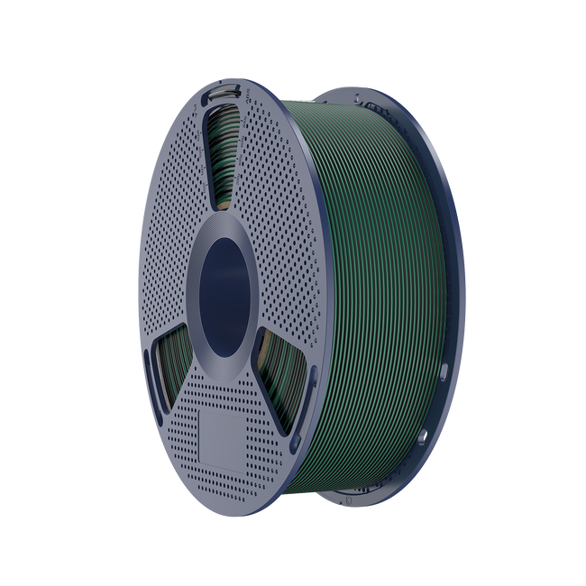 Filament SUNLU Silk PLA+ Dual-color Black Green Czarny Zielony 1kg 1,75mm