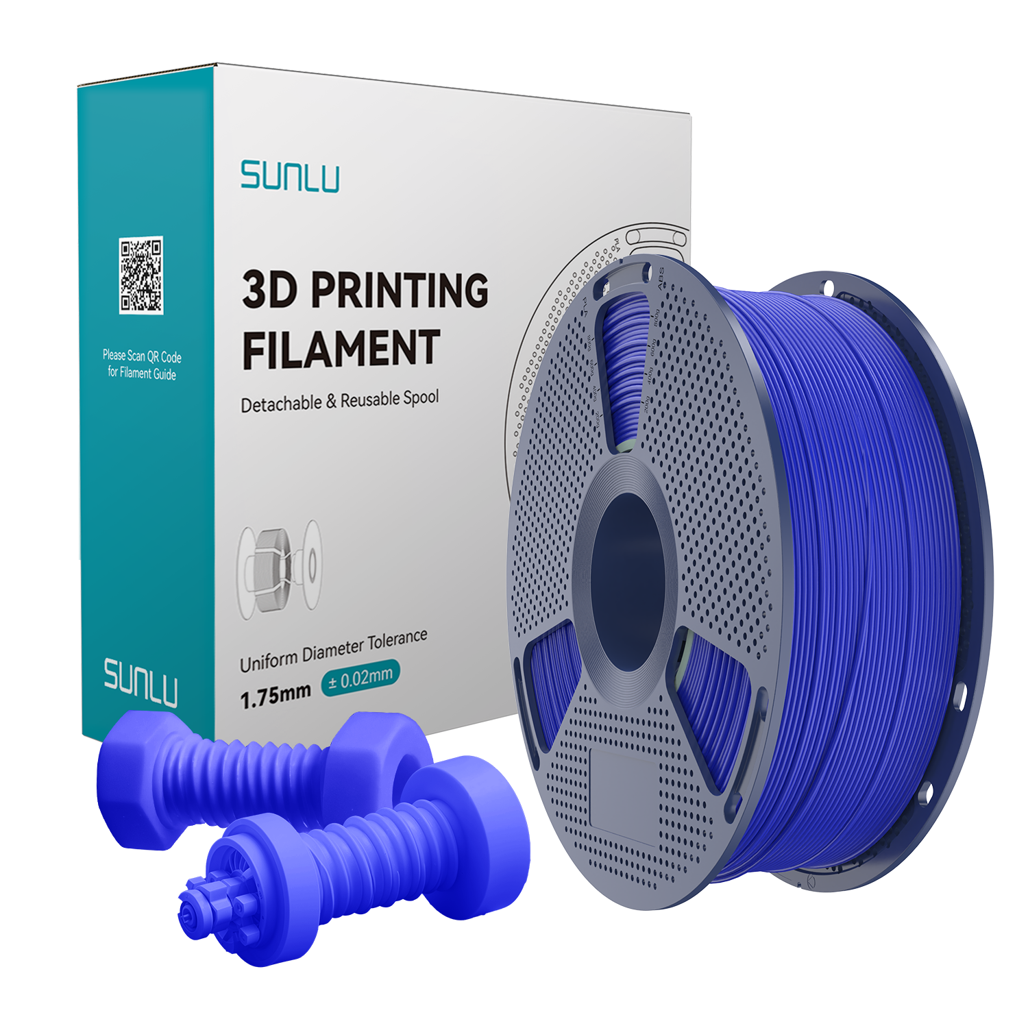 Filament SUNLU High Speed ABS Klein Blue Niebieski 1kg 1,75mm
