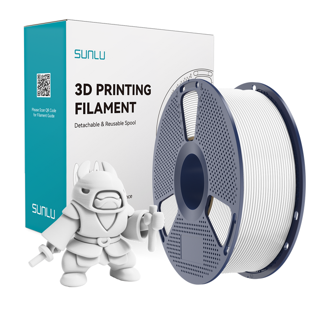 Filament SUNLU PLA Meta White Biały 1kg 1,75mm