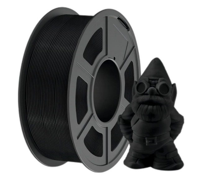 SUNLU Apla Antistring PLA Black Czarny 1,75mm 1kg
