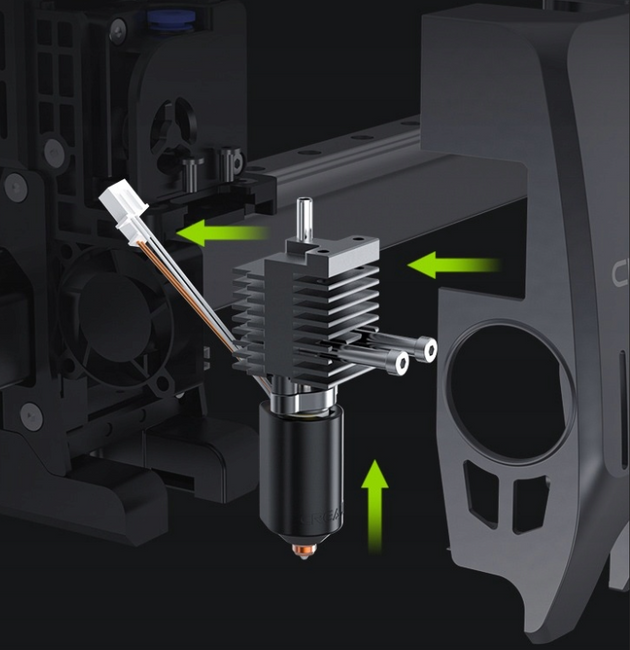 Creality Ceramic Hotend K2 Plus – Blok grzewczy do drukarek 3D (K2 Plus/Combo)
