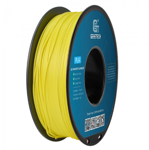FILAMENT GEEETECH PLA YELLOW ŻÓŁTY 1,75mm 1KG