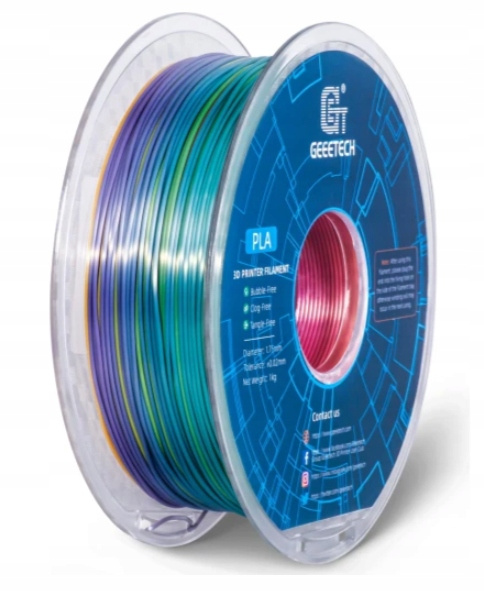 Filament Geeetech Rainbow Silk Tęczowy PLA 1kg