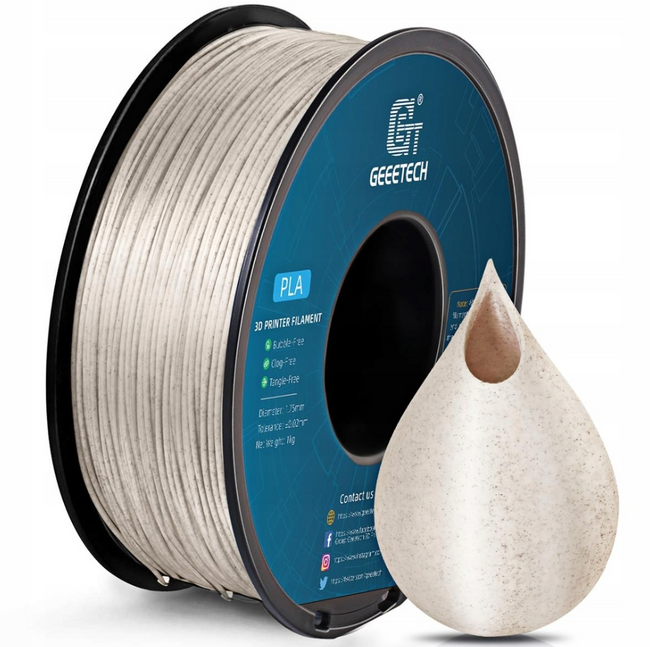 Filament Geeetech PLA Like Marble Brown Marmurowy Brązowy 1.75mm 1kg
