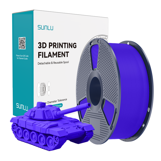 FILAMENT SUNLU HIGH SPEED PLA+ NIEBIESKI BLUE 1KG