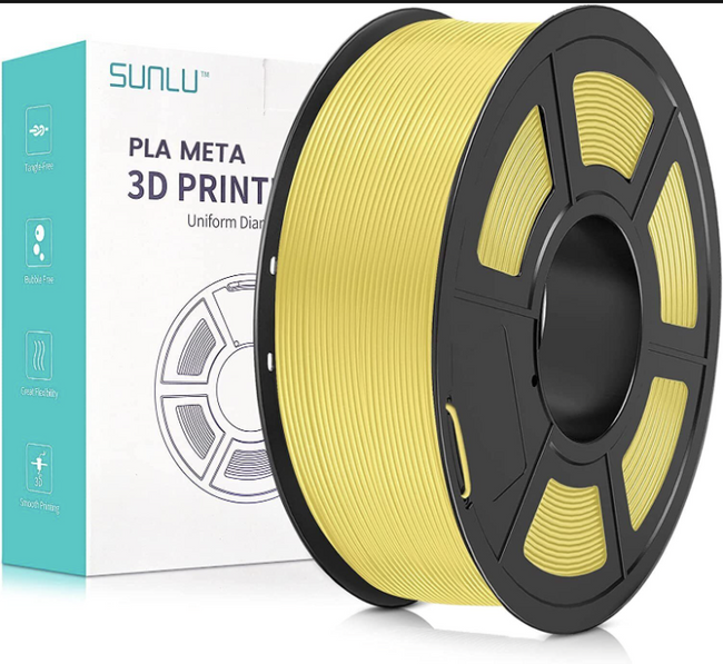 Filament SUNLU Meta PLA Yellow Żółty 1kg