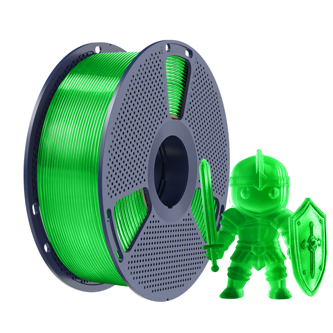 Filament SUNLU PLA+ Transparent Green Zielony Transparentny 1kg 1,75mm
