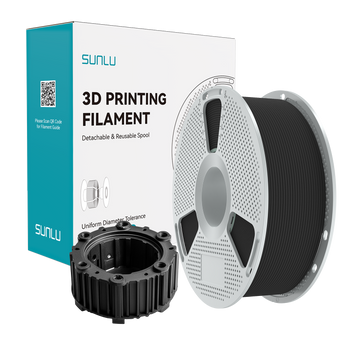 Filament SUNLU PA12-CF (Carbon Fiber) Black Czarny NYLON-12 Z Włóknem Węglowym 1kg 1,75mm