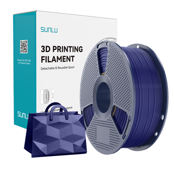 Filament SUNLU Silk TPU 98A Dark Blue Niebieski Ciemny 1kg 1,75mm