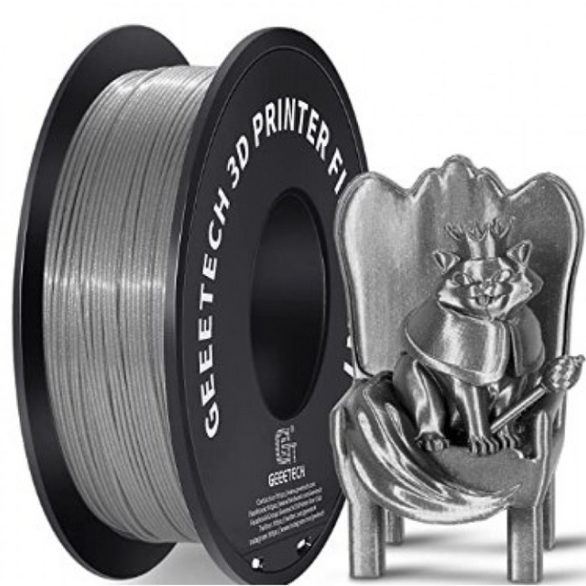 Geeetech Filament PLA Silk Sparkly Silver 1kg