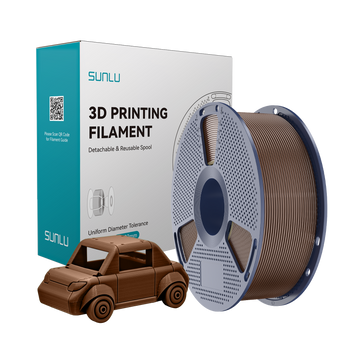Filament SUNLU PETG Coffee Brown Brązowy Kawowy 1kg 1,75mm
