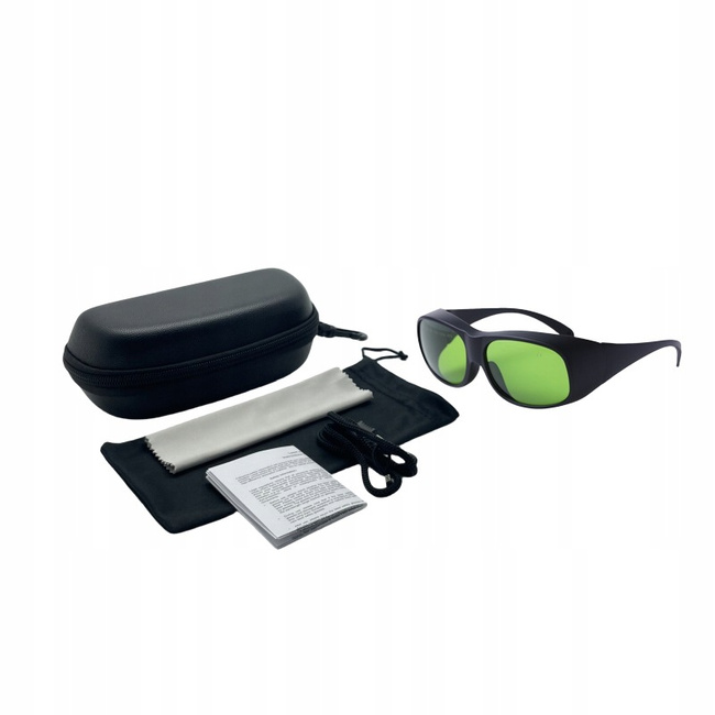 Creality Falcon – okulary ochronne, widok z boku