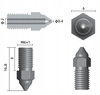 Dysza Spider Hotend 0,4/0,6 mm MK-HF 1.75 mm (zestaw 2 szt.)