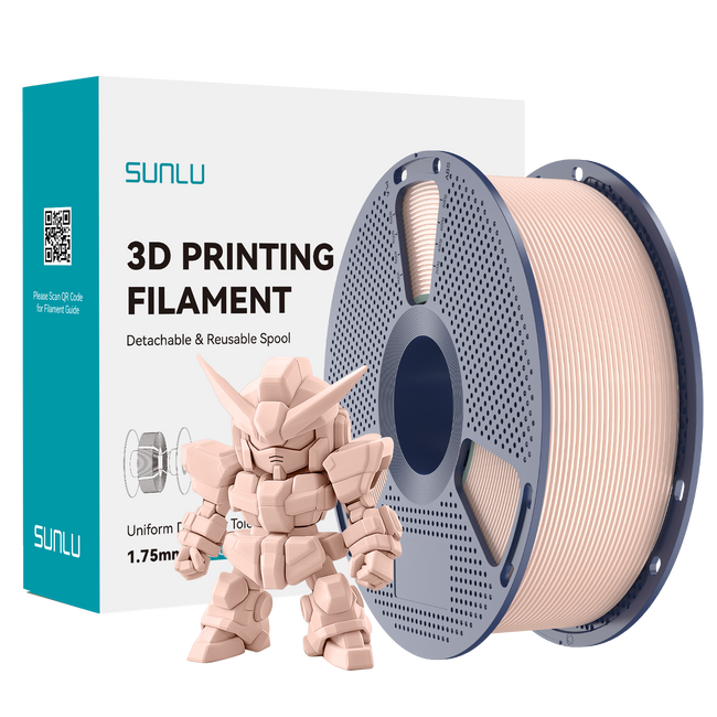 FILAMENT SUNLU PLA+ 2.0 BEŻOWY BEIGE 1KG