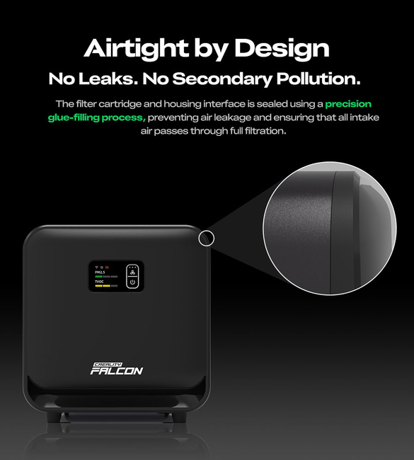 Creality Falcon AP1 Mini – oczyszczacz powietrza i odciąg oparów 174 m³/h