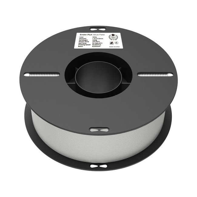 CREALITY FILAMENT 2KG ENDER-PLA CZARNY BIAŁY VALUE PACK 2-PAK 1,75mm