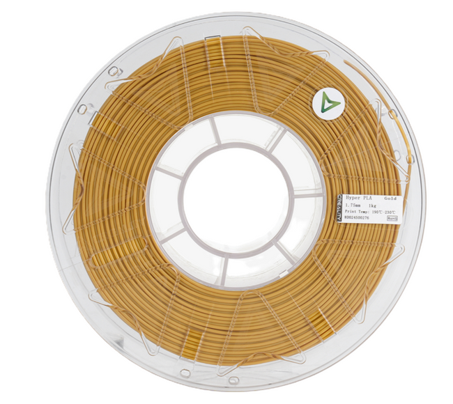 Filament Hyper PLA RFID Gold Złoty 1.75mm 1KG