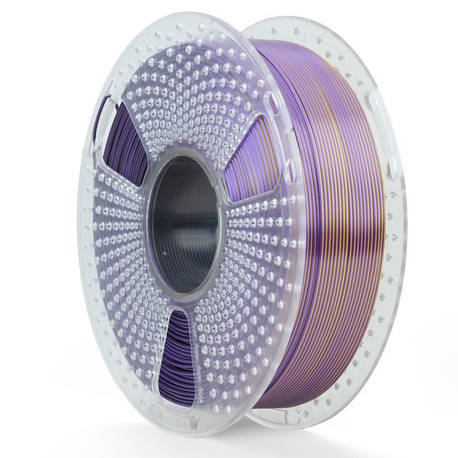 SUNLU PLA+ SILK TRICOLOR BLACK GOLD PURPLE CZARNY ZŁOTY FIOLETOWY 1kg