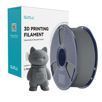 Filament SUNLU PLA Matte Grey Szary 1kg 1,75mm