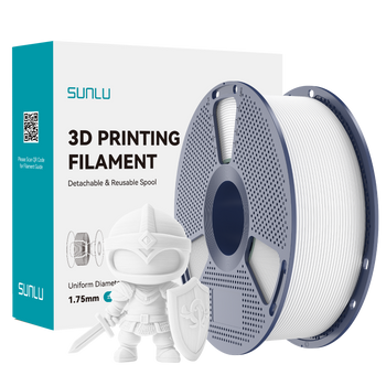Filament SUNLU PLA+ White Biały 250g 1,75mm